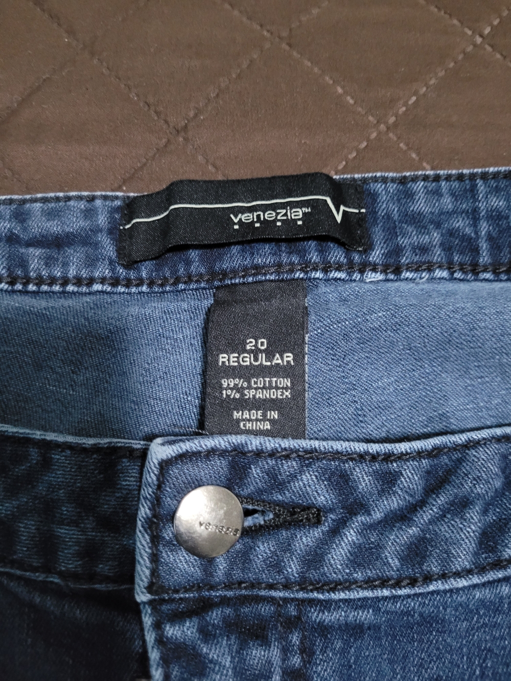 Vintage Lane Bryant Plus Size Relaxed Wide Leg Cuffed Crop Jeans Medium Wash - Picture 3 of 7